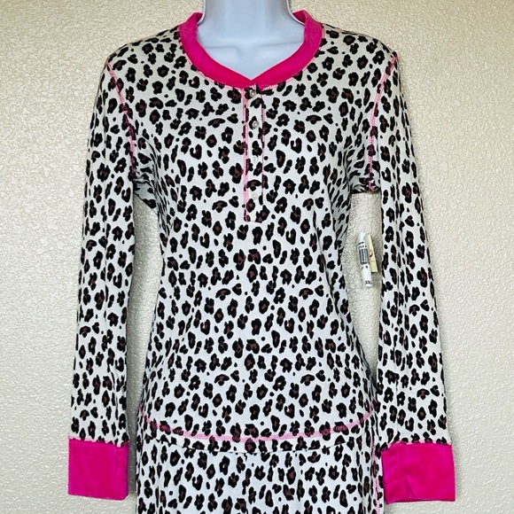👑 PJ Couture Cheetah Print Thermal Velour Trim Set - Picture 5 of 10